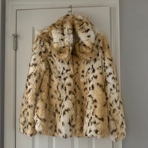 Michael Kors Leopard Fur Coat
